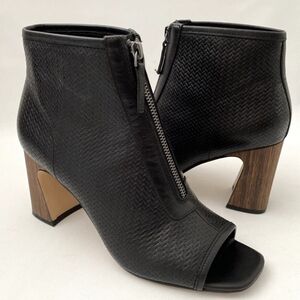 Sanctuary Black Ready Open Toe Booties  ( New Without A Tag ) Size 8.5
